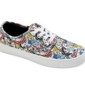 Disney Princess Canvas Lace-Up Sneakers Women's Size 10